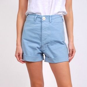 Jesse Kamm Cut Offs Piscine Blue
